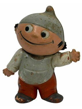 Vintage 1960s BERTI Mainzelmannchen ZDF 4" Figure Rubber Gnome Goebel Hummelwerk